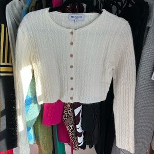 Musier Paris cropped sweater.